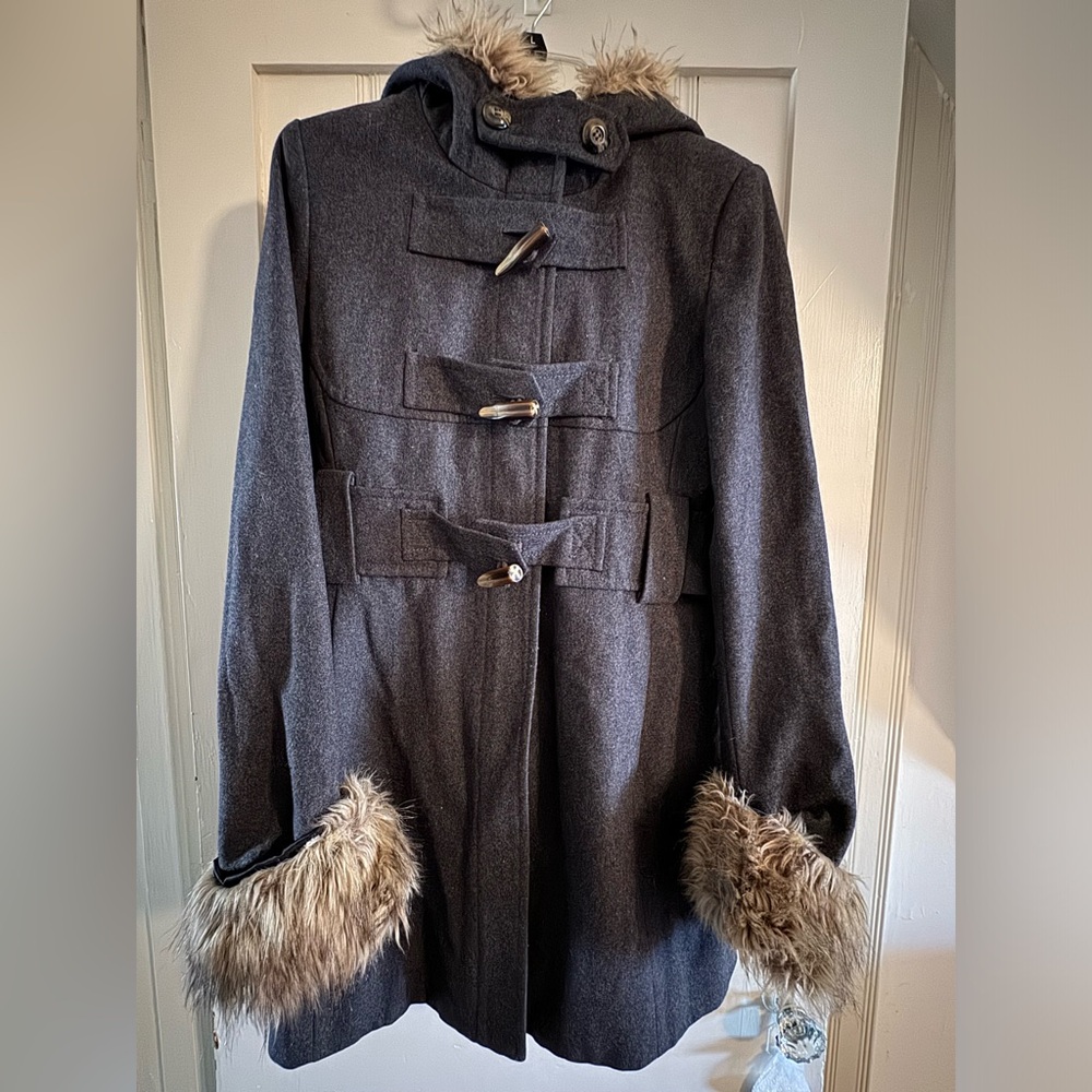 Anthropologie Elevenses Wool Coat